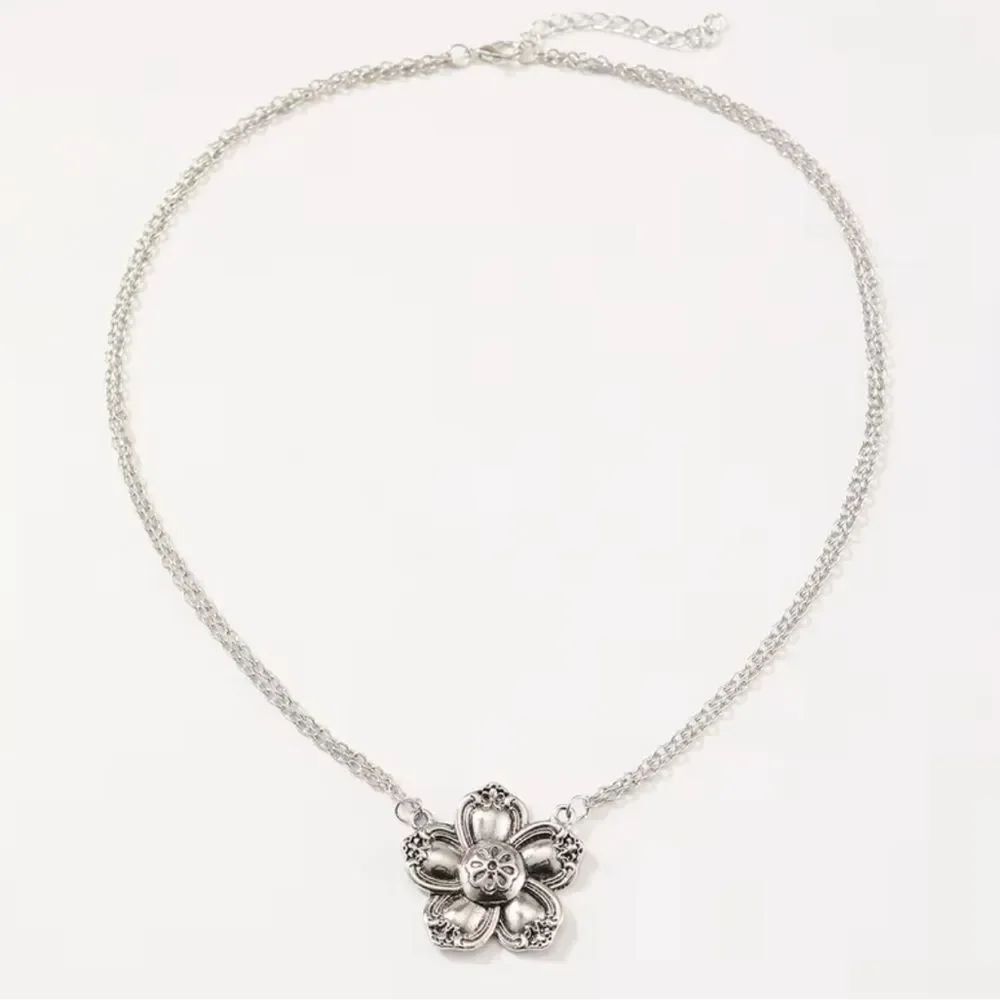 Boho flower Necklace #2443